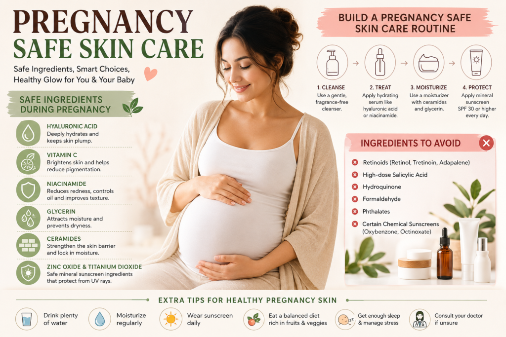 Pregnancy Safe Skin Care: Complete Guide for Healthy & Glowing Skin in 2026