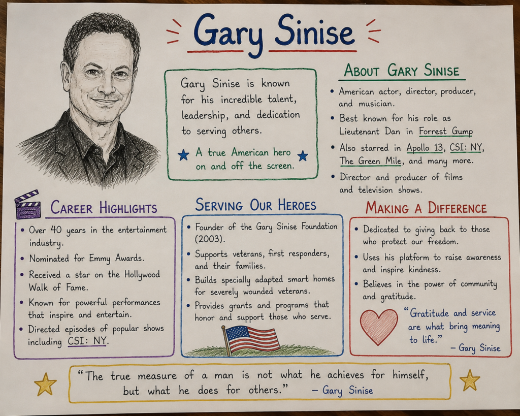 Gary Sinise Net Worth 2026: Career, Success Story, and the Legacy Behind His Wealth